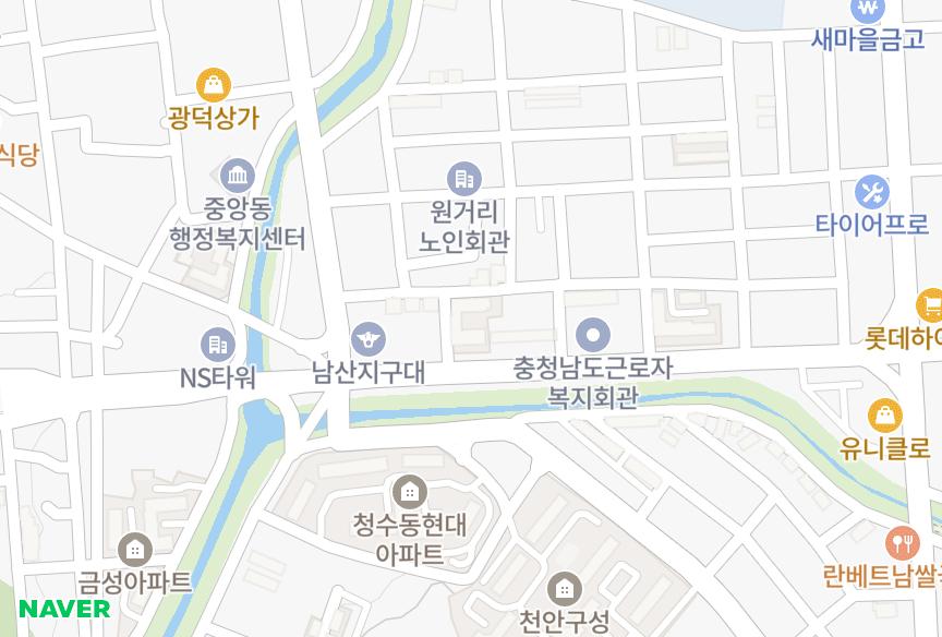 충청남도 천안시 동남구 원성동 평화 위치·실거래 시세 지도
