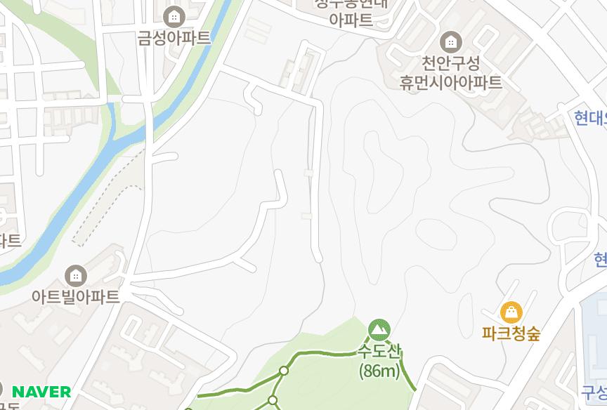 충청남도 천안시 동남구 청수동 노브럴하우스 위치·실거래 시세 지도