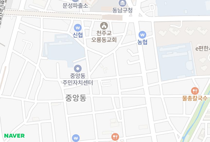 충청남도 천안시 동남구 영성동 형우이즈뷰 위치·실거래 시세 지도