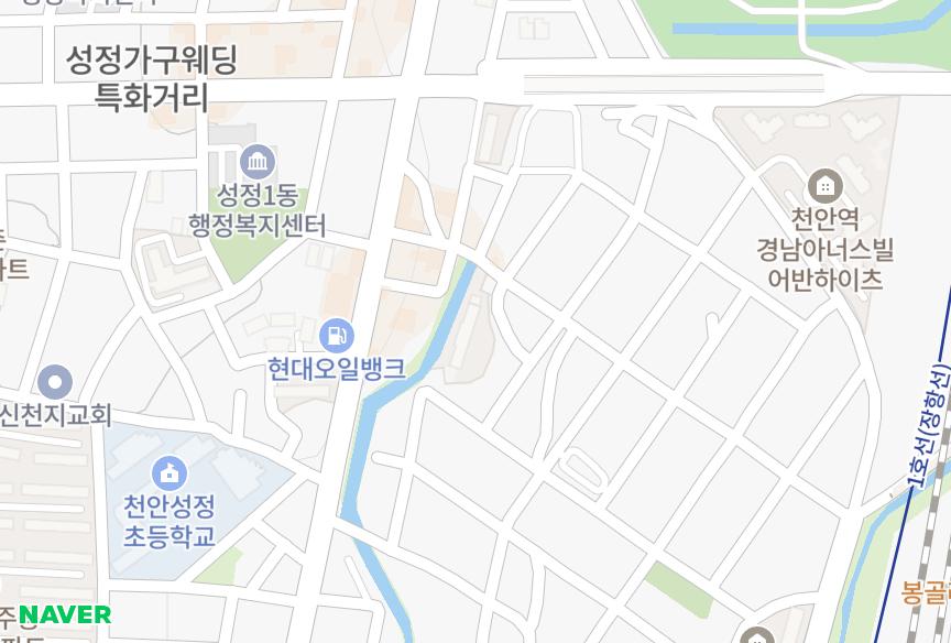충청남도 천안시 서북구 성정동 성정활림1차 위치·실거래 시세 지도