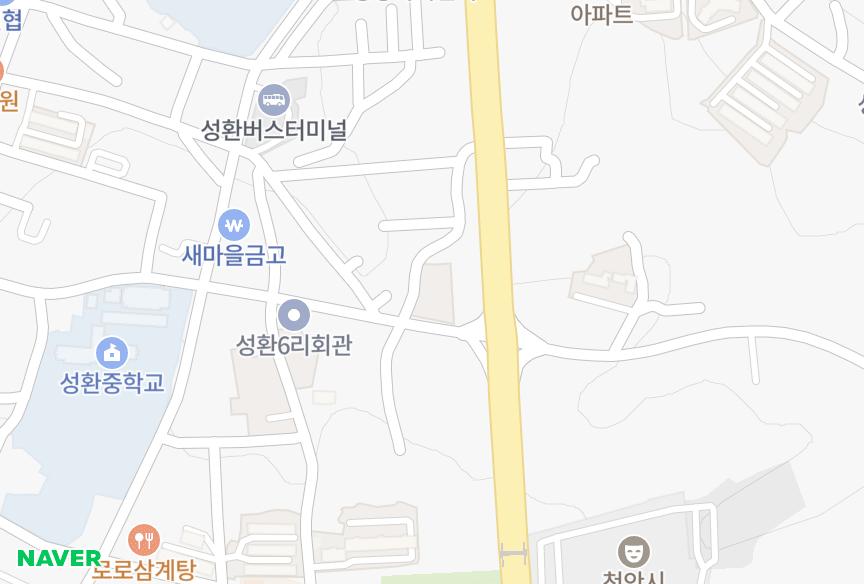 충청남도 천안시 서북구 성환읍 성월리 성환부자마을 위치·실거래 시세 지도