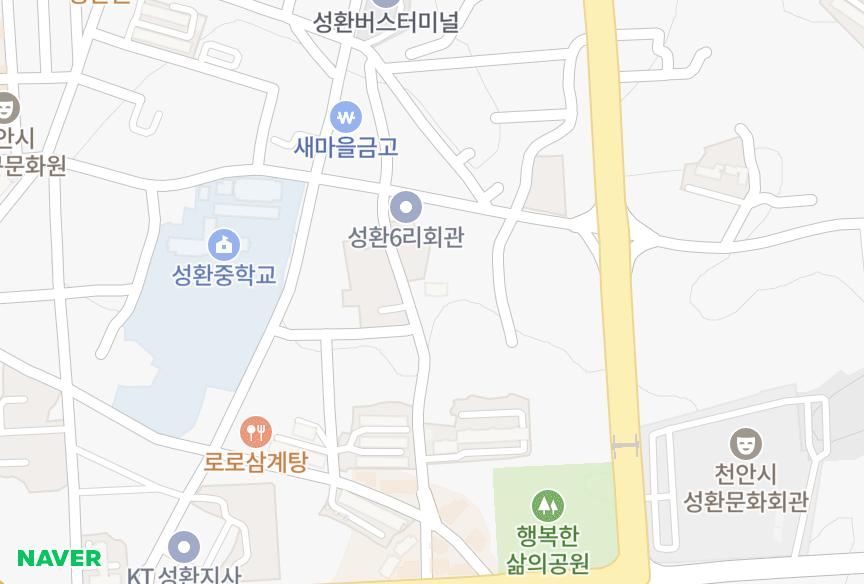 충청남도 천안시 서북구 성환읍 성월리 지성보금자리 위치·실거래 시세 지도