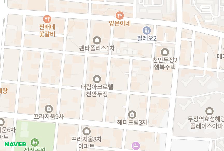 충청남도 천안시 서북구 두정동 코스모빌1차 위치·실거래 시세 지도