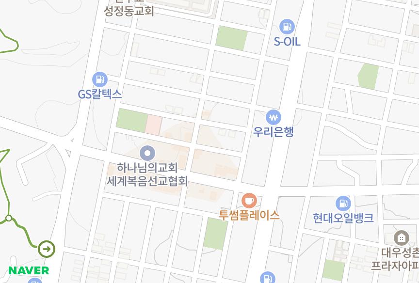 충청남도 천안시 서북구 성정동 영웅파크빌 위치·실거래 시세 지도