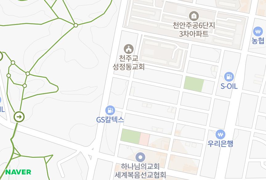 충청남도 천안시 서북구 성정동 건일 위치·실거래 시세 지도