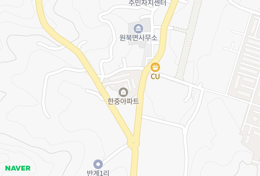 충청남도 태안군 원북면 반계리 한중 위치·실거래 시세 지도