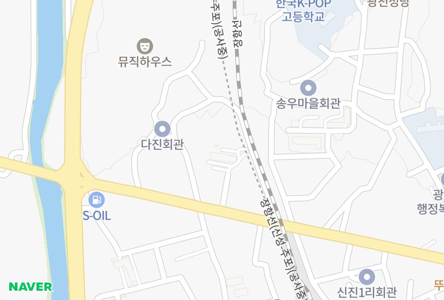 충청남도 홍성군 광천읍 신진리 우주 위치·실거래 시세 지도