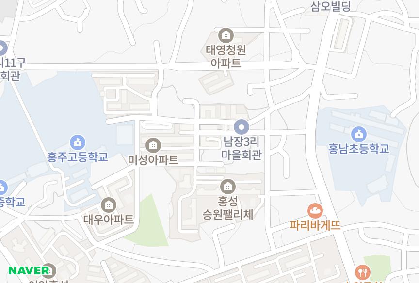 충청남도 홍성군 홍성읍 남장리 거성 위치·실거래 시세 지도