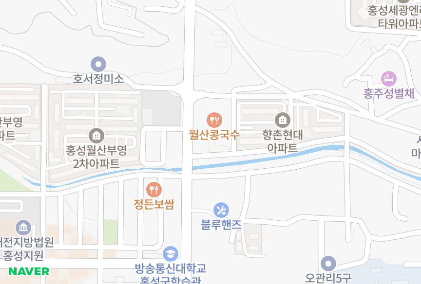 충청남도 홍성군 홍성읍 월산리 렉시움 위치·실거래 시세 지도