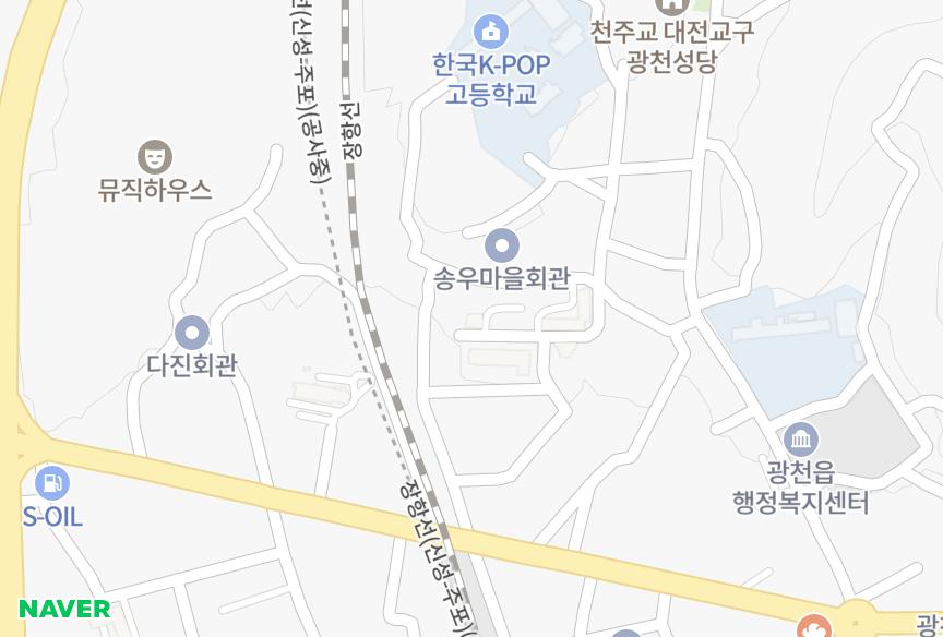 충청남도 홍성군 광천읍 신진리 광천 위치·실거래 시세 지도