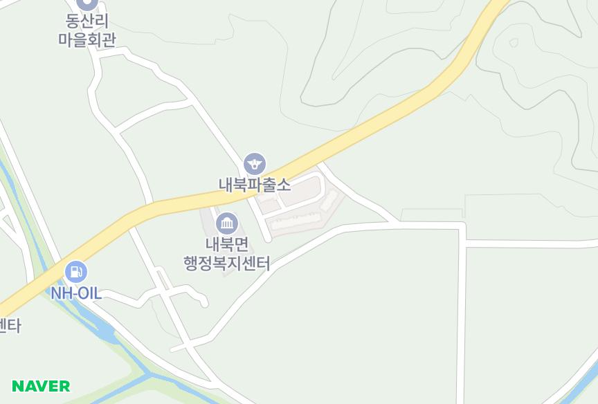 충청북도 보은군 내북면 창리 한화보은공장창리기숙사 위치·실거래 시세 지도