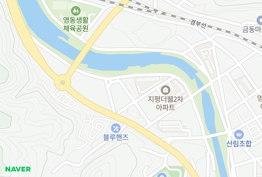 충청북도 영동군 영동읍 부용리 무궁화 위치·실거래 시세 지도