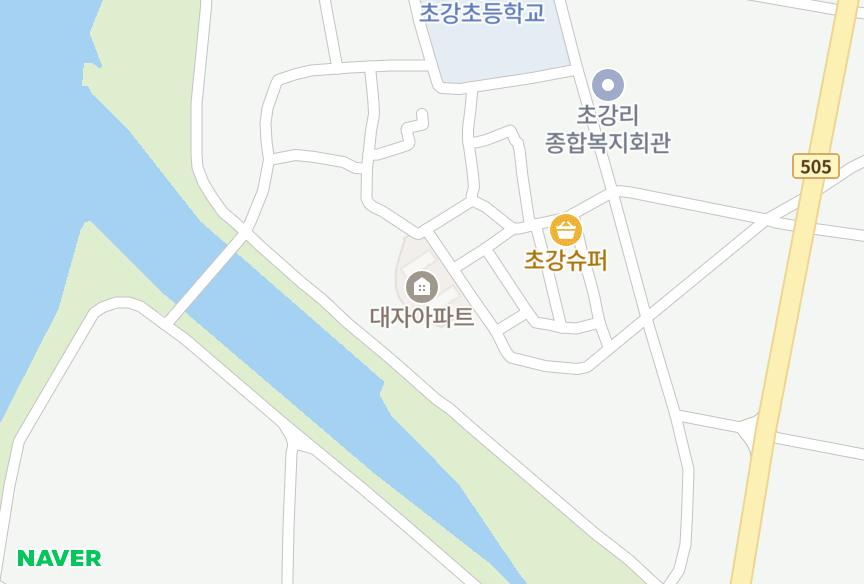 충청북도 영동군 심천면 초강리 대자전원 위치·실거래 시세 지도