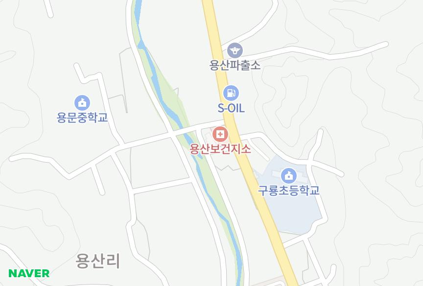 충청북도 영동군 용산면 구촌리 영동부자마을 위치·실거래 시세 지도