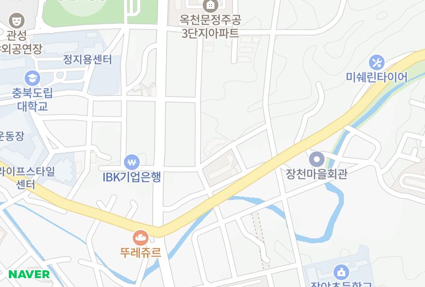 충청북도 옥천군 옥천읍 장야리 성진 위치·실거래 시세 지도