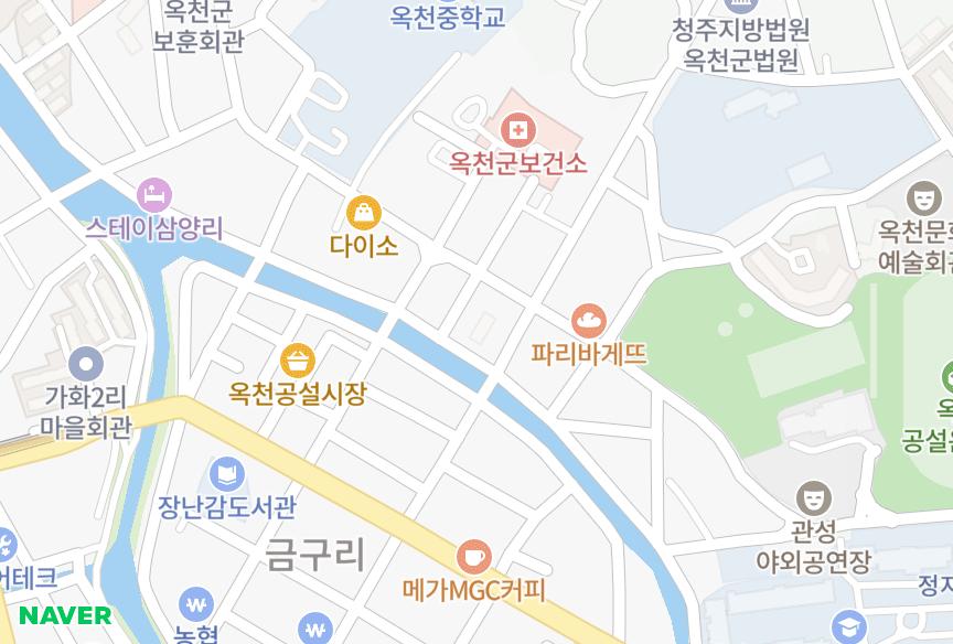 충청북도 옥천군 옥천읍 삼양리 센트럴뷰 위치·실거래 시세 지도