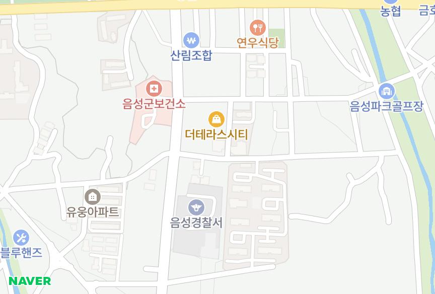 충청북도 음성군 음성읍 신천리 오랜지카운티 위치·실거래 시세 지도