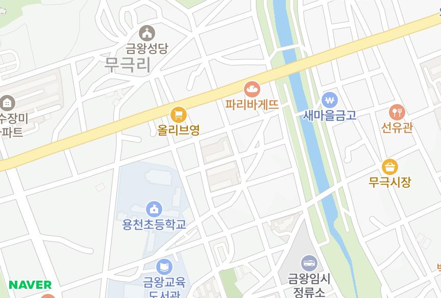 충청북도 음성군 금왕읍 무극리 풍산 위치·실거래 시세 지도
