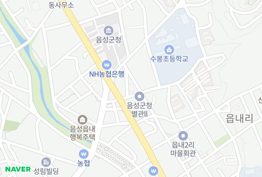 충청북도 음성군 음성읍 읍내리 신부영 위치·실거래 시세 지도