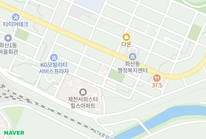 충청북도 제천시 화산동 무궁화 위치·실거래 시세 지도