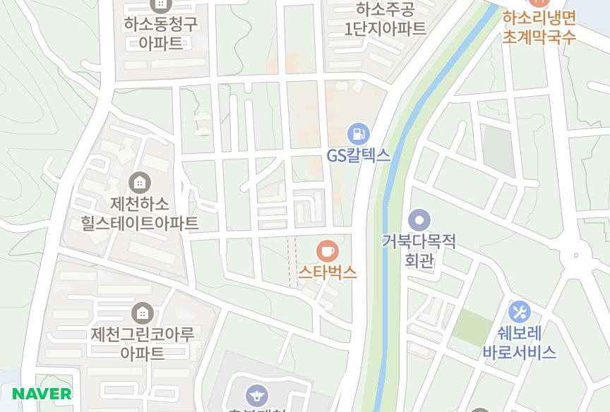 충청북도 제천시 하소동 고래 위치·실거래 시세 지도