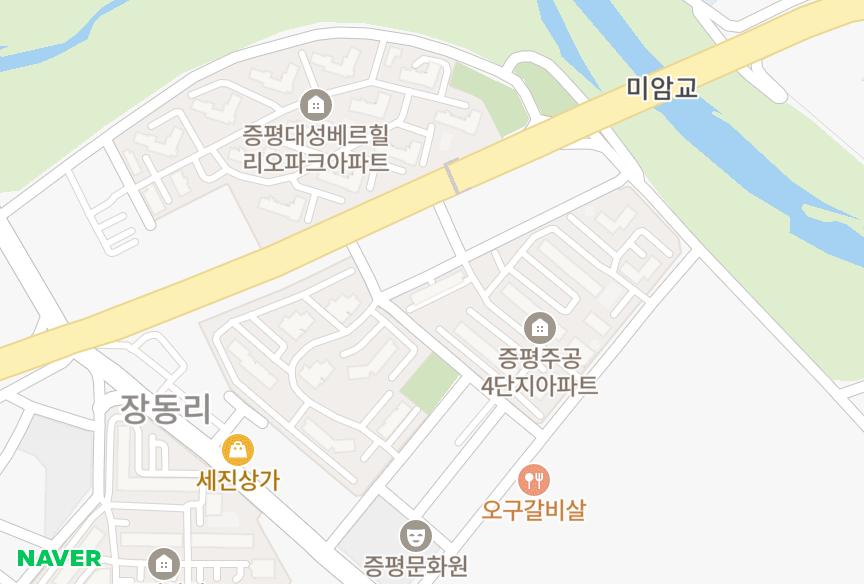 충청북도 증평군 증평읍 장동리 보창 위치·실거래 시세 지도