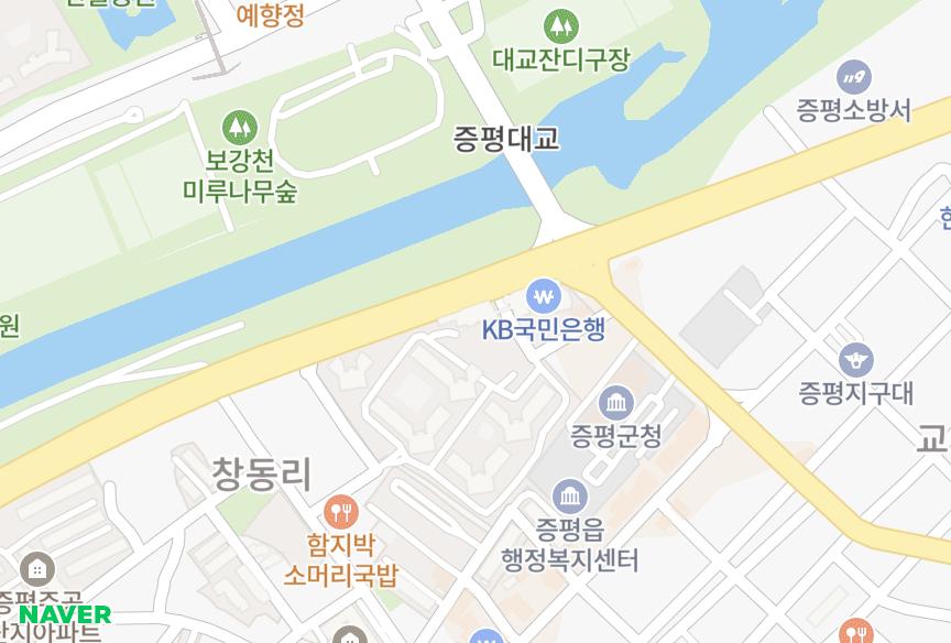 충청북도 증평군 증평읍 창동리 예다인1001차 위치·실거래 시세 지도