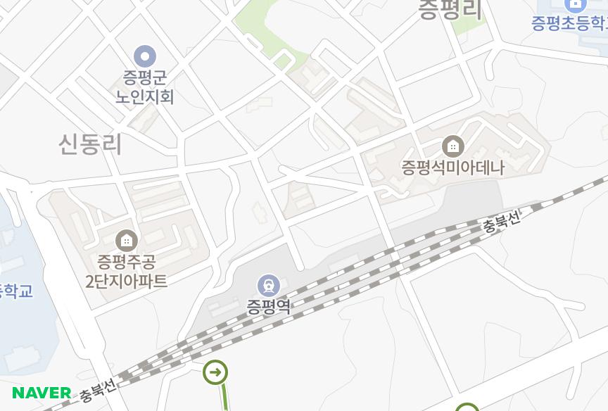 충청북도 증평군 증평읍 증평리 한마음아파트1동 위치·실거래 시세 지도