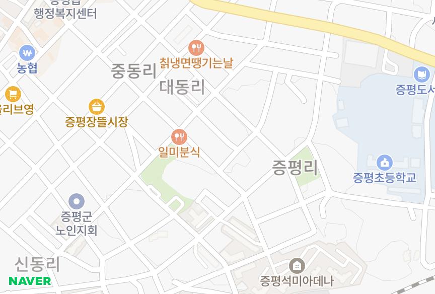 충청북도 증평군 증평읍 증평리 제일맨션 위치·실거래 시세 지도