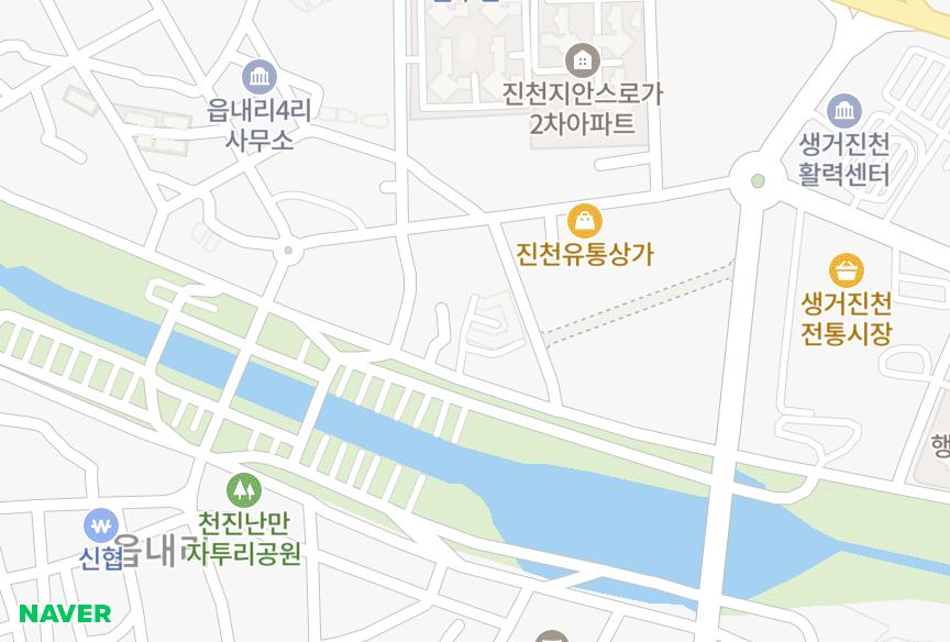 충청북도 진천군 진천읍 읍내리 정암6차 위치·실거래 시세 지도
