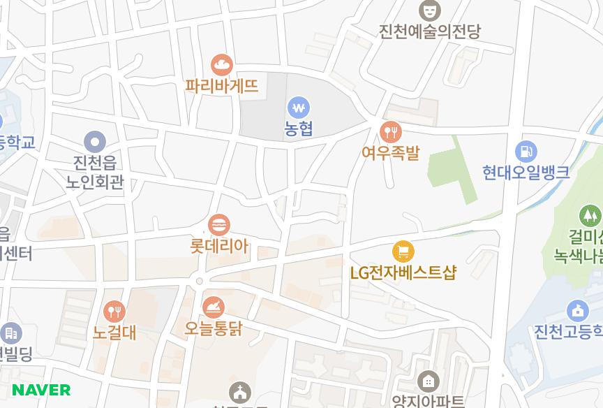 충청북도 진천군 진천읍 읍내리 정암옥당 위치·실거래 시세 지도