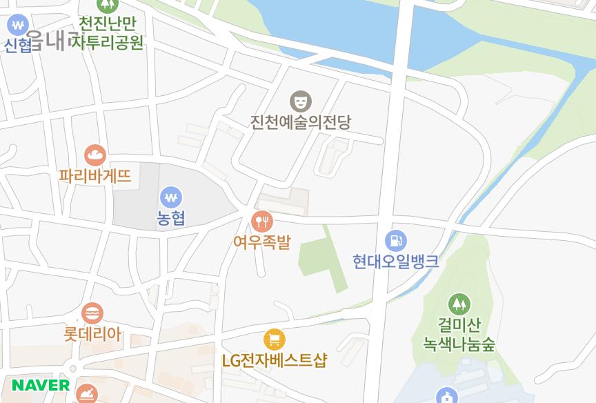 충청북도 진천군 진천읍 읍내리 신양3차 위치·실거래 시세 지도