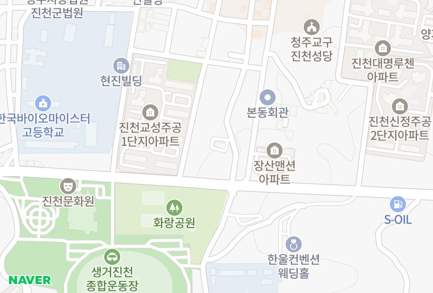 충청북도 진천군 진천읍 교성리 우림탑캐슬 위치·실거래 시세 지도