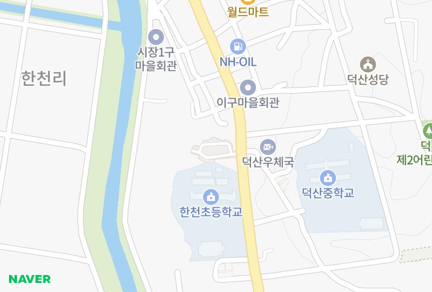 충청북도 진천군 덕산읍 용몽리 덕산아담2차 위치·실거래 시세 지도