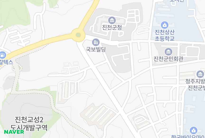충청북도 진천군 진천읍 교성리 아담3차 위치·실거래 시세 지도