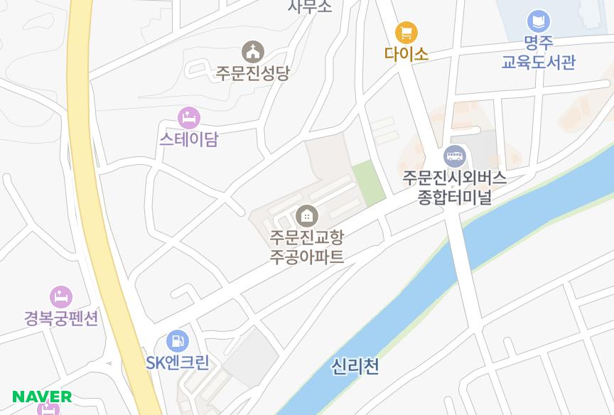 강원특별자치도 강릉시 주문진읍 교항리 주공1단지 위치·실거래 시세 지도
