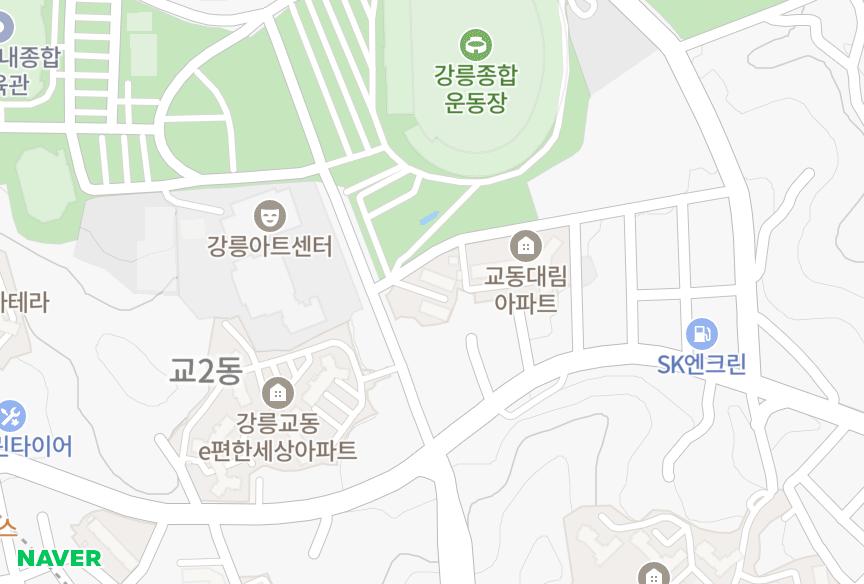 강원특별자치도 강릉시 교동 서일2차 위치·실거래 시세 지도