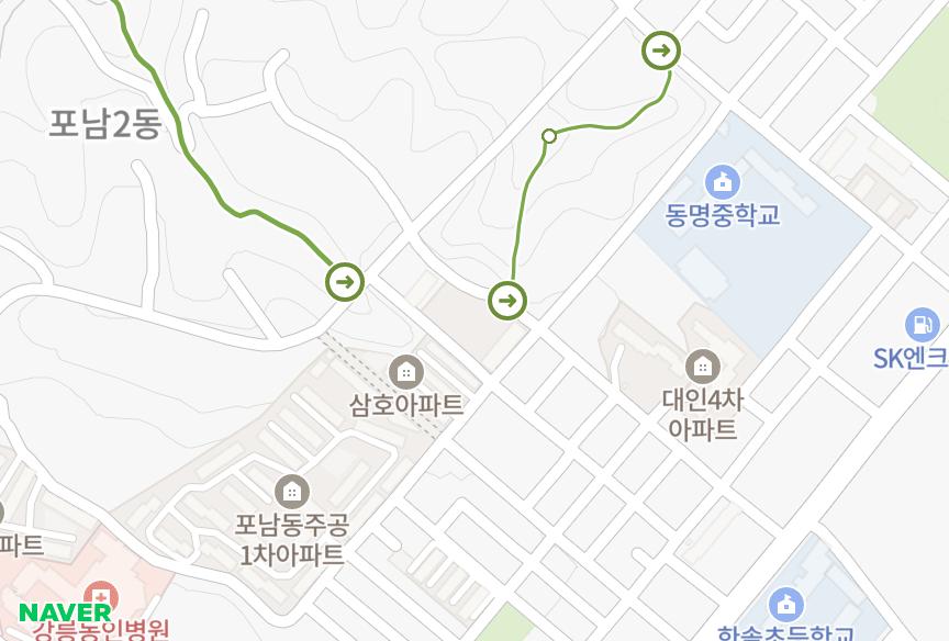 강원특별자치도 강릉시 포남동 동덕.영진광업소사원주택 위치·실거래 시세 지도