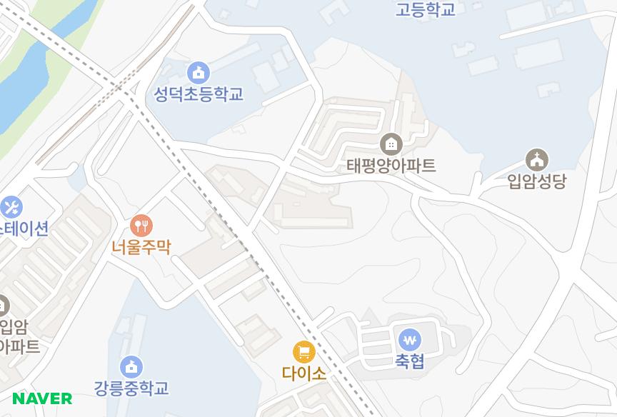 강원특별자치도 강릉시 입암동 강동2차 위치·실거래 시세 지도