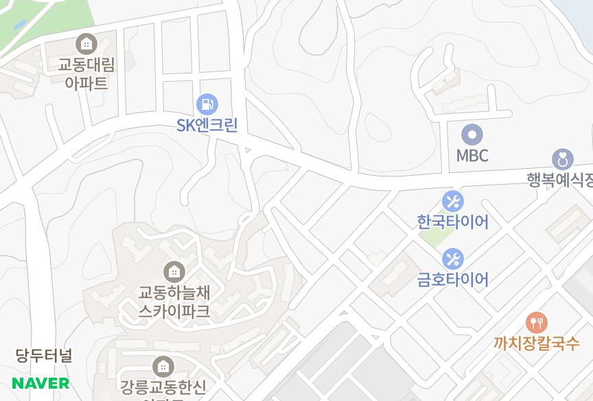강원특별자치도 강릉시 포남동 정아아트 위치·실거래 시세 지도