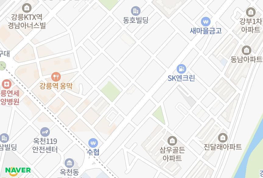 강원특별자치도 강릉시 포남동 장미 위치·실거래 시세 지도