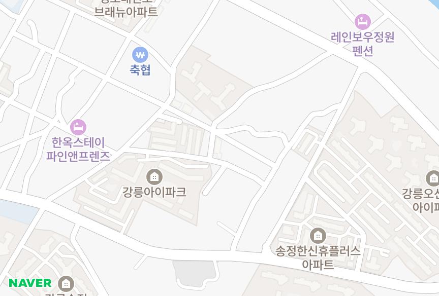 강원특별자치도 강릉시 송정동 해변소라 위치·실거래 시세 지도