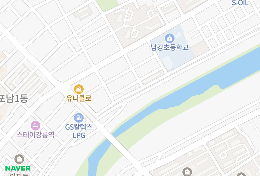 강원특별자치도 강릉시 포남동 강동1차 위치·실거래 시세 지도