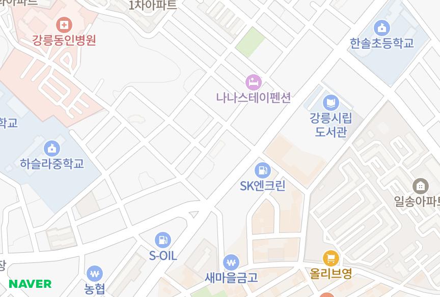 강원특별자치도 강릉시 포남동 포남대목3차 위치·실거래 시세 지도