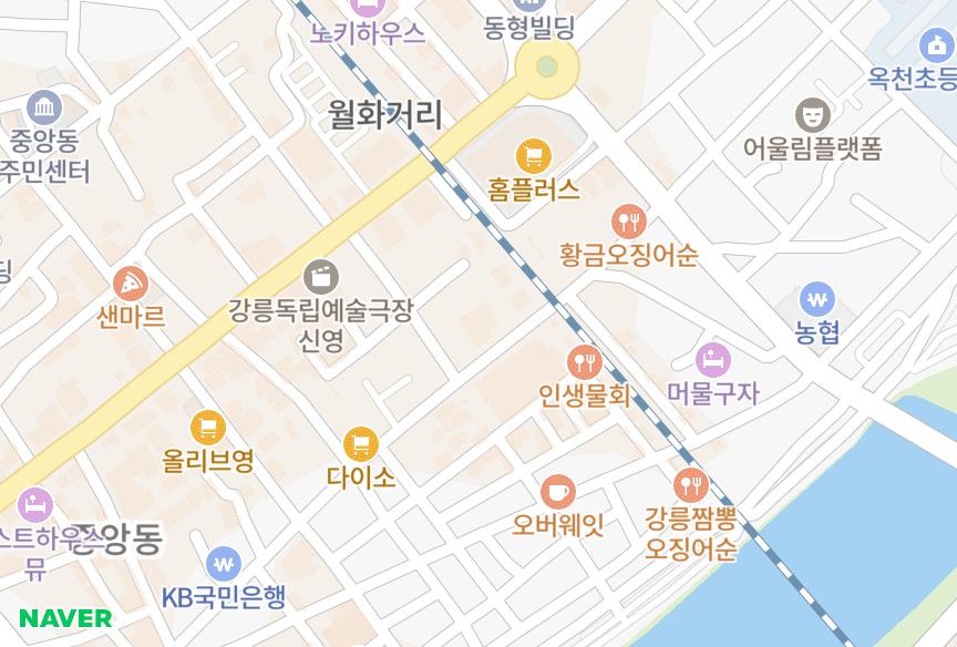 강원특별자치도 강릉시 금학동 금학상가 위치·실거래 시세 지도