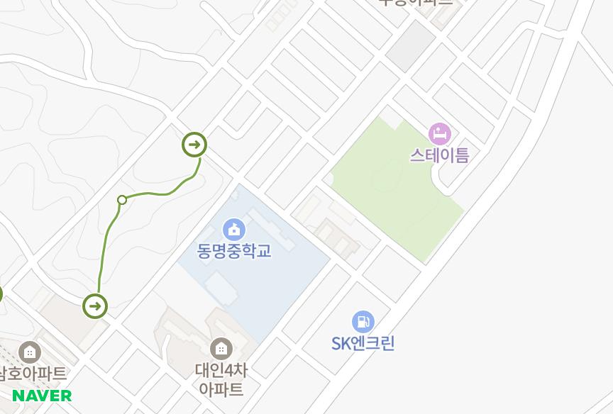 강원특별자치도 강릉시 포남동 동명맨션 위치·실거래 시세 지도