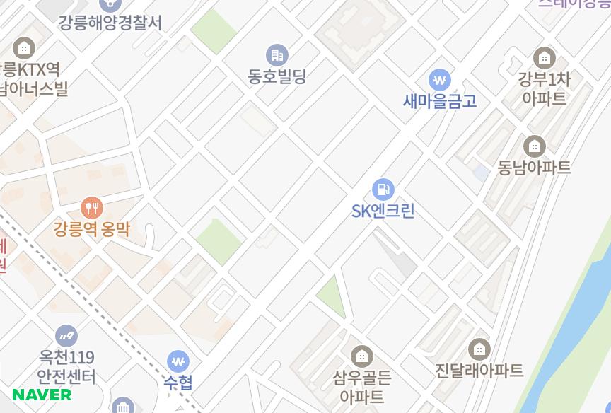 강원특별자치도 강릉시 포남동 용지 위치·실거래 시세 지도