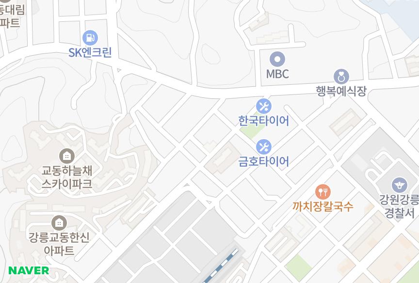 강원특별자치도 강릉시 포남동 동명맨션2차 위치·실거래 시세 지도