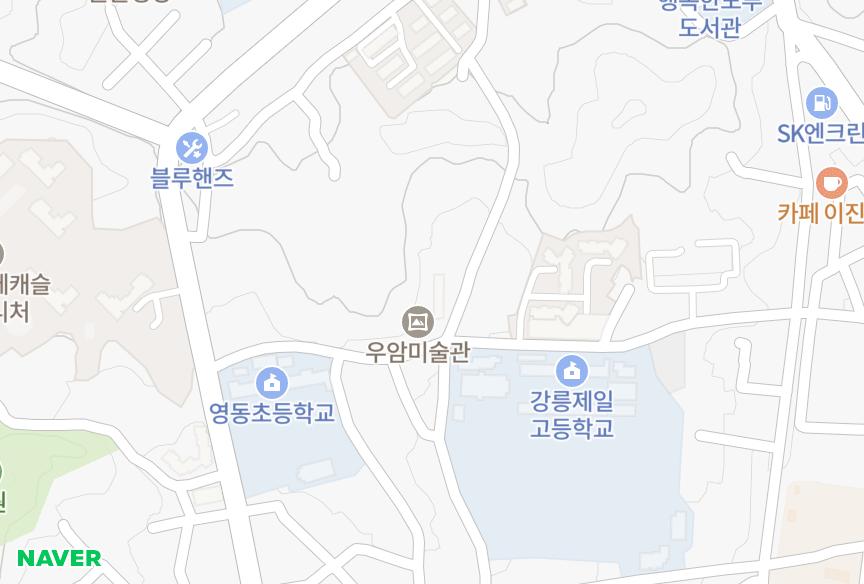 강원특별자치도 강릉시 교동 현대그린 위치·실거래 시세 지도