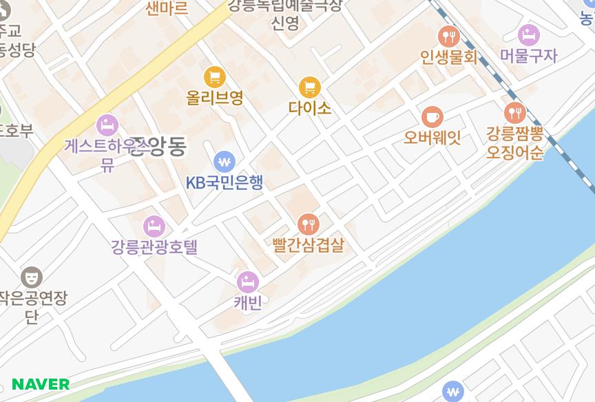 강원특별자치도 강릉시 성남동 제일자유상가 위치·실거래 시세 지도